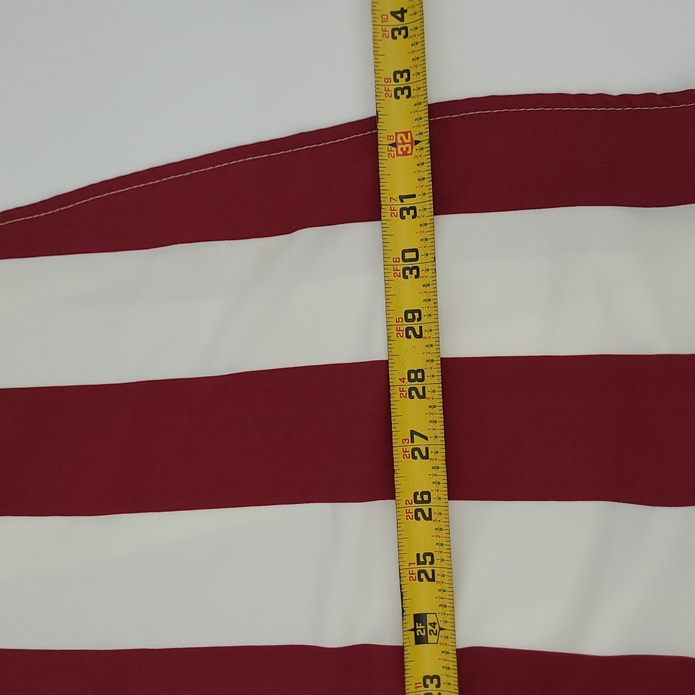 Style Rack Red White Striped Racerback Mini Dress SD3285-B Small - Picture 7 of 7